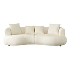Divano curvo sezionale Mid Century Modern
