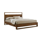 Struttura letto matrimoniale Queen in legno marrone