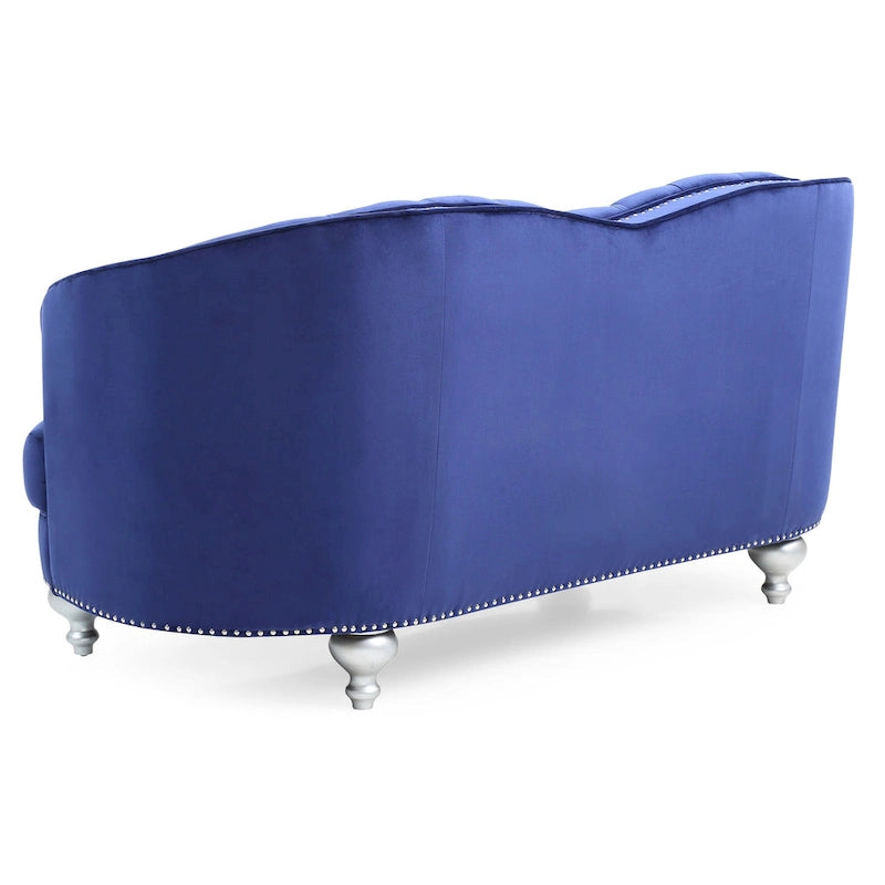 Divanetto tradizionale blu
