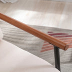 Comoda poltrona singola imbottita per soggiorno