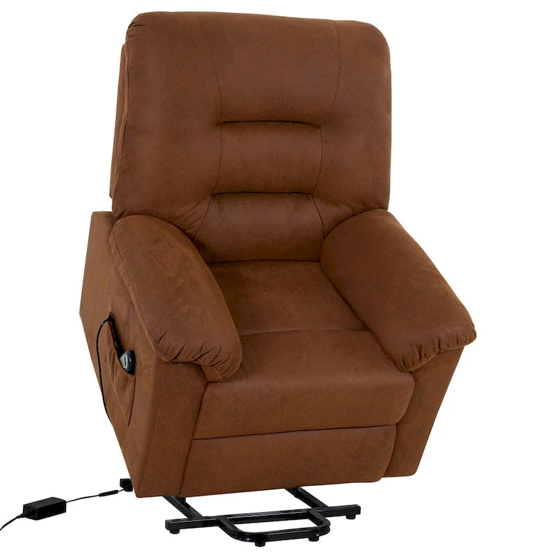 Poltrona reclinabile elettrica con funzione Power Lift, poltrona Power Lift telecomandata, comode poltrone reclinabili Power Lift per anziani
