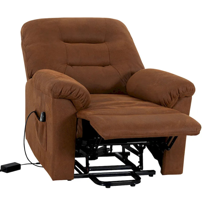Poltrona reclinabile elettrica con funzione Power Lift, poltrona Power Lift telecomandata, comode poltrone reclinabili Power Lift per anziani