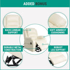Poltrona reclinabile elettrica con funzione Power Lift, poltrona Power Lift telecomandata, comode poltrone reclinabili Power Lift per anziani