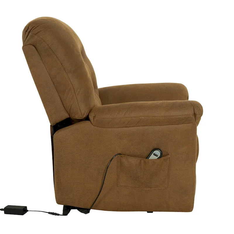 Poltrona reclinabile elettrica con funzione Power Lift, poltrona Power Lift telecomandata, comode poltrone reclinabili Power Lift per anziani