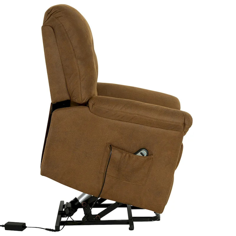 Poltrona reclinabile elettrica con funzione Power Lift, poltrona Power Lift telecomandata, comode poltrone reclinabili Power Lift per anziani