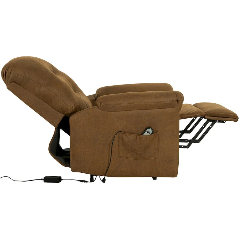 Poltrona reclinabile elettrica con funzione Power Lift, poltrona Power Lift telecomandata, comode poltrone reclinabili Power Lift per anziani