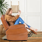 Poltrona reclinabile elettrica con funzione Power Lift, poltrona Power Lift telecomandata, comode poltrone reclinabili Power Lift per anziani