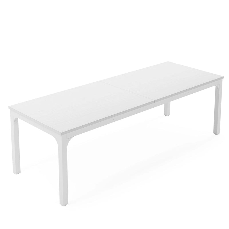 Scrivania extra lunga per computer da 200 cm, scrivania per due persone, scrivania grande