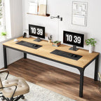 Scrivania extra lunga per computer da 200 cm, scrivania per due persone, scrivania grande