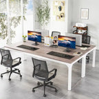 Scrivania extra lunga per computer da 200 cm, scrivania per due persone, scrivania grande