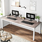 Scrivania extra lunga per computer da 200 cm, scrivania per due persone, scrivania grande