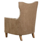 Poltrona con motivo animalier Kiango Airy Neutrals