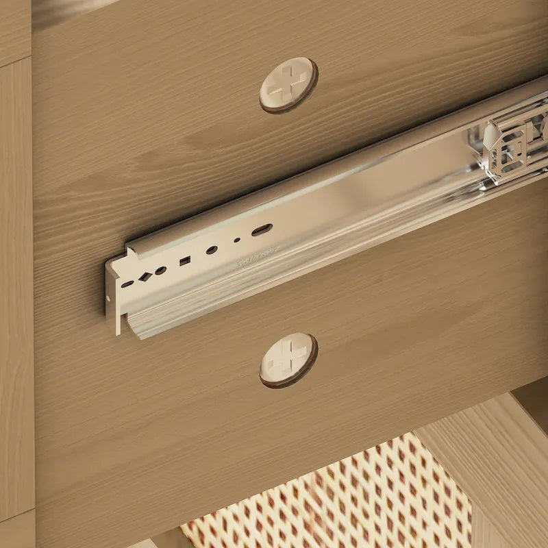 Cassettiera in Rattan con 6 Cassetti, Perfetta per Camera da Letto e Soggiorno