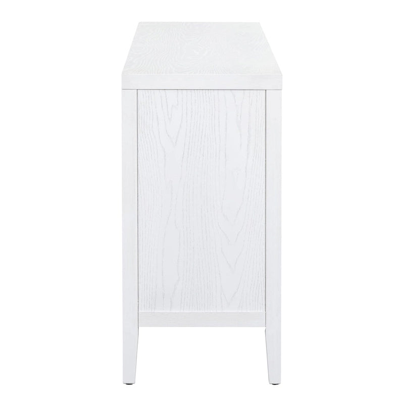 Credenza retrò con ante a scanalature circolari - N/A