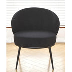 Poltrona da salotto imbottita in velluto stile Mid-Century