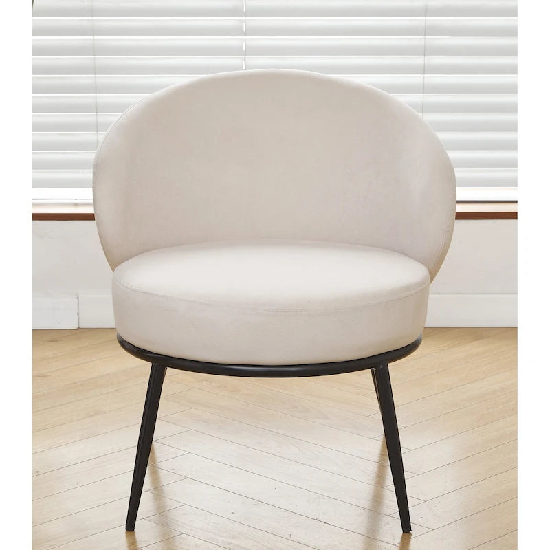Poltrona da salotto imbottita in velluto stile Mid-Century