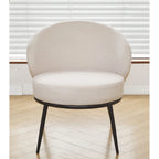Poltrona da salotto imbottita in velluto stile Mid-Century