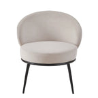 Poltrona da salotto imbottita in velluto stile Mid-Century