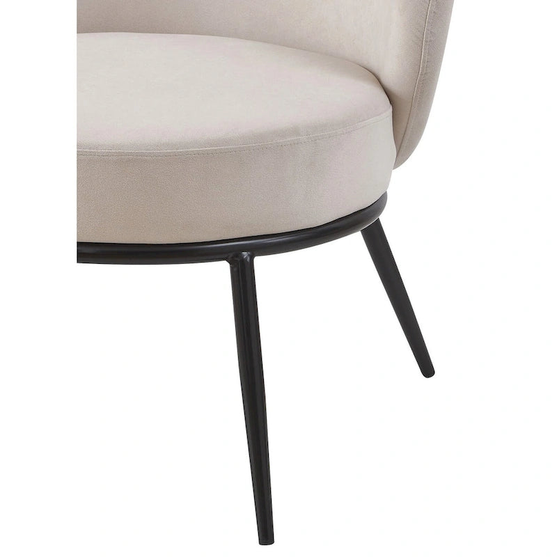 Poltrona da salotto imbottita in velluto stile Mid-Century