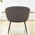 Poltrona da salotto imbottita in velluto stile Mid-Century