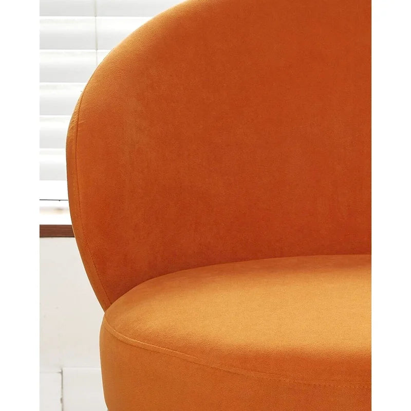 Poltrona da salotto imbottita in velluto stile Mid-Century