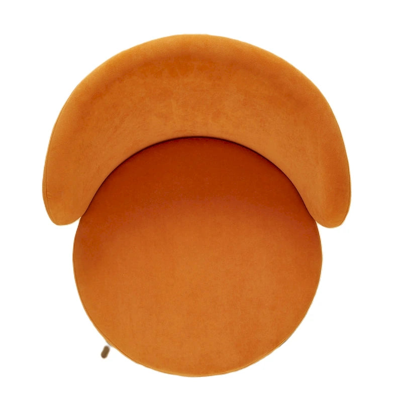 Poltrona da salotto imbottita in velluto stile Mid-Century