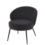 Poltrona da salotto imbottita in velluto stile Mid-Century