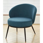 Poltrona da salotto imbottita in velluto stile Mid-Century