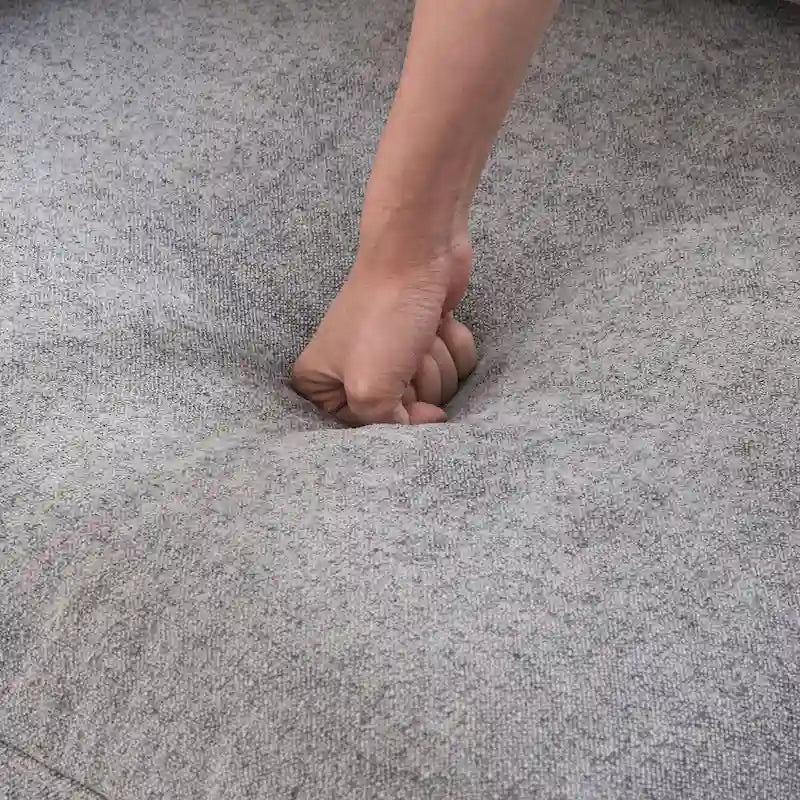 Set Divano 3 Pezzi per Soggiorno, Divano Modulare a Nuvola Sezionale con Pouf Contenitore