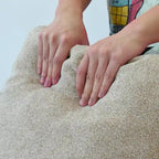 Set Divano 3 Pezzi per Soggiorno, Divano Modulare a Nuvola Sezionale con Pouf Contenitore