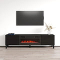 Mobile porta TV Rustico BL-01 con camino