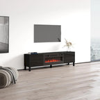 Mobile porta TV Rustico BL-01 con camino
