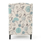 Poltrone reclinabili in tessuto tradizionale con borchie decorative