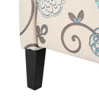 Poltrone reclinabili in tessuto tradizionale con borchie decorative