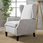 Poltrone reclinabili in tessuto tradizionale con borchie decorative