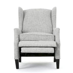 Poltrone reclinabili in tessuto tradizionale con borchie decorative