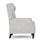 Poltrone reclinabili in tessuto tradizionale con borchie decorative