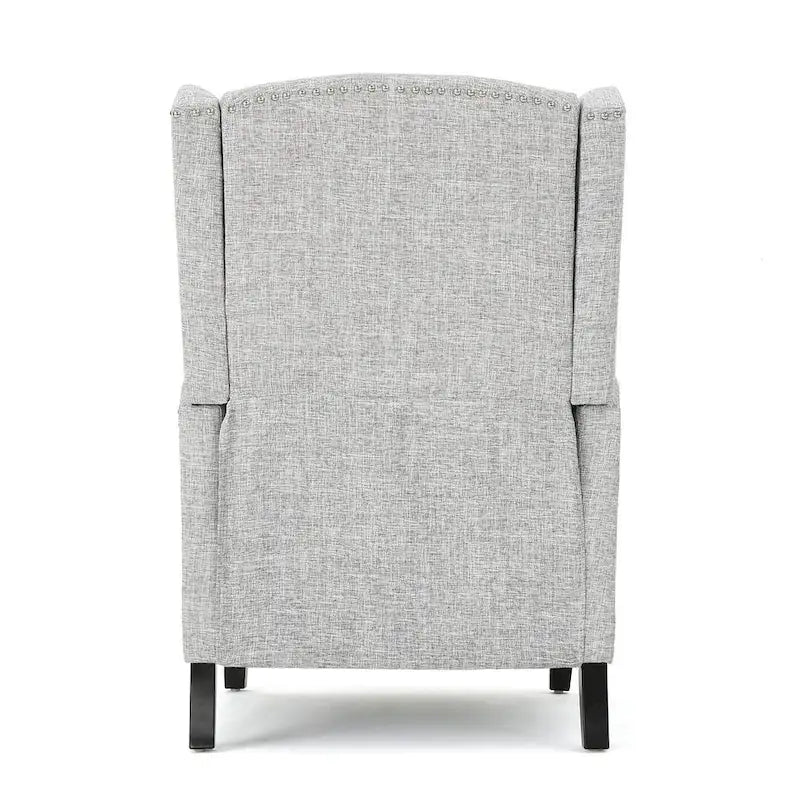 Poltrone reclinabili in tessuto tradizionale con borchie decorative