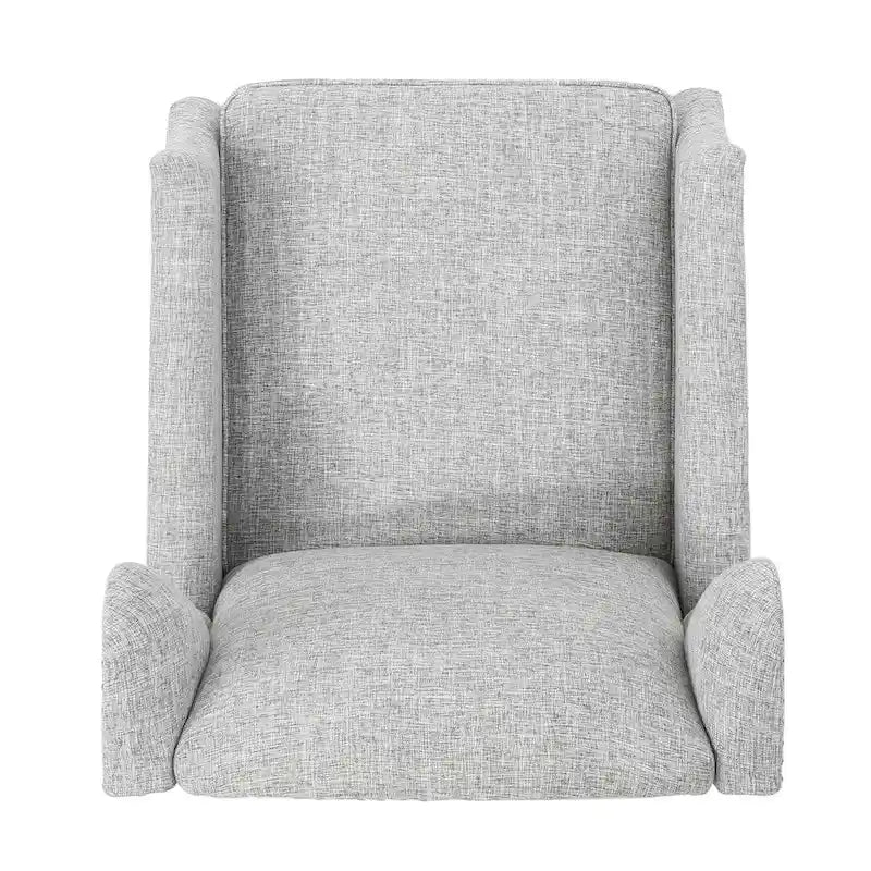 Poltrone reclinabili in tessuto tradizionale con borchie decorative