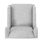 Poltrone reclinabili in tessuto tradizionale con borchie decorative