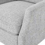 Poltrone reclinabili in tessuto tradizionale con borchie decorative