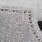 Poltrone reclinabili in tessuto tradizionale con borchie decorative